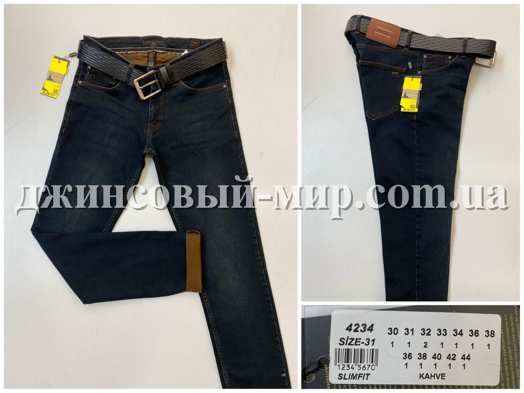 Мужские Джинсы Archiles (Большие размеры) 34 длина