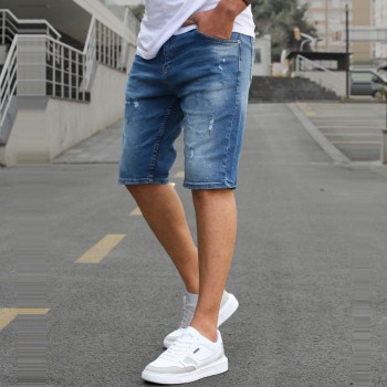 Мужские Джинсовые Бриджи Madmext