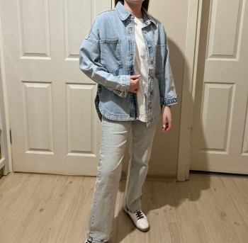 Женская Джинсовая Рубашка Cracpot