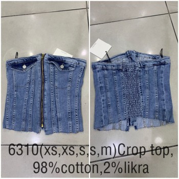 Женский Джинсовый Корсет Cracpot