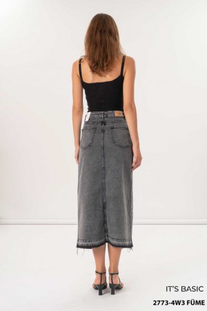 Женская Джинсовая Юбка ITS Basic (Большие размеры)