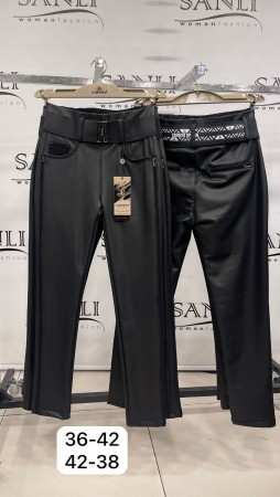 Женские Штаны Из Эко Кожи Carmito (Большие размеры)