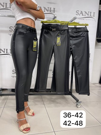 Женские Брюки Из Эко Кожи Carmito (Большие размеры)