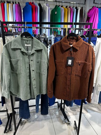 Женская Вельветовая Рубашка Euro Fashion