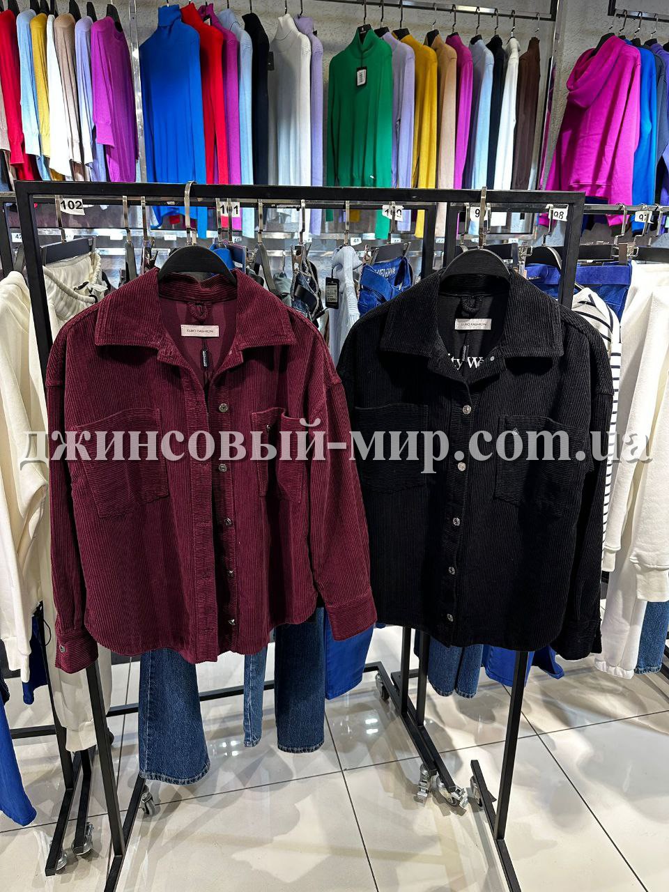 Женская Вельветовая Рубашка Euro Fashion