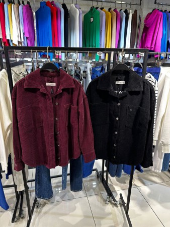 Женская Вельветовая Рубашка Euro Fashion