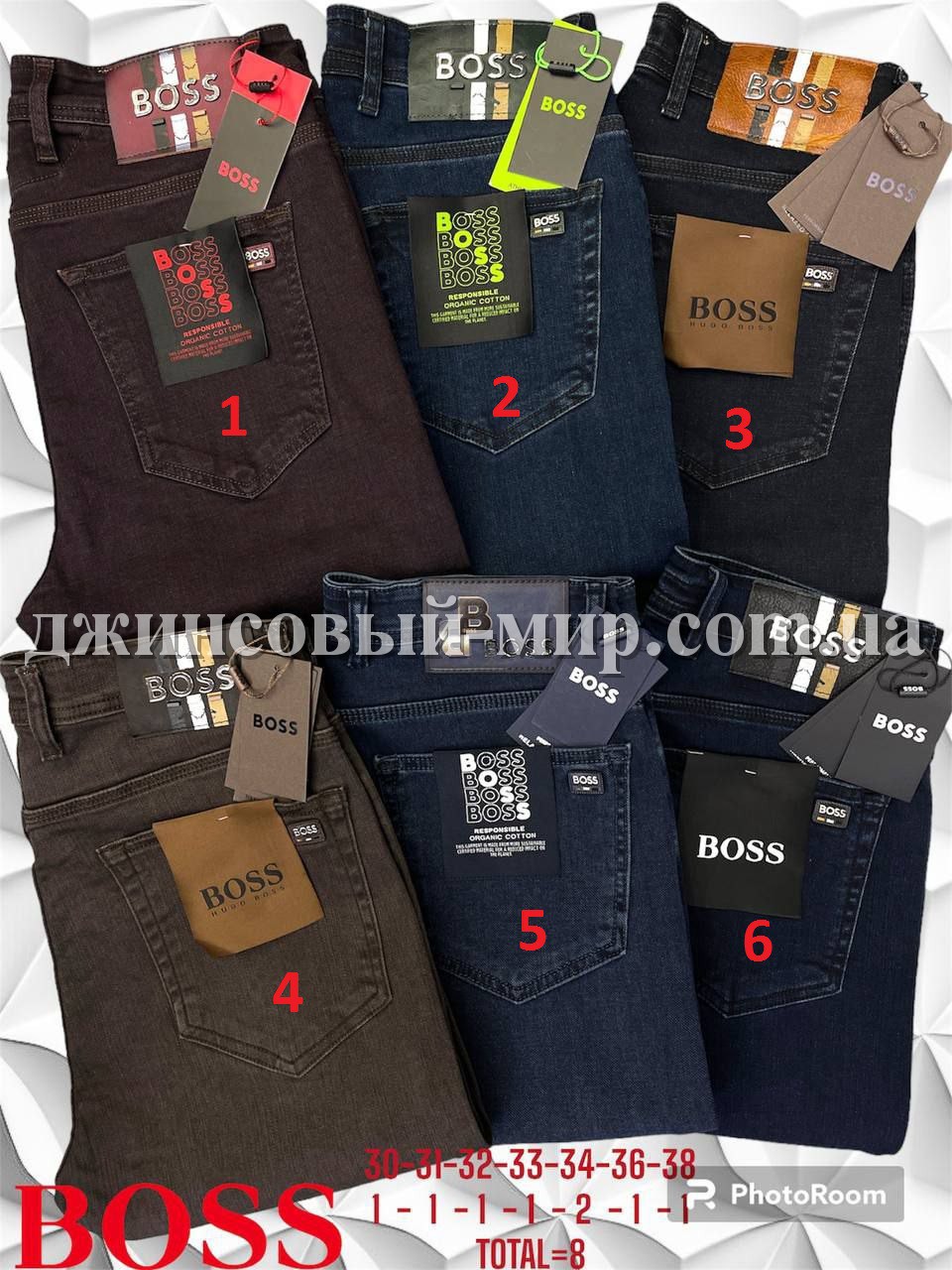 Мужские Джинсы Hugo Boss